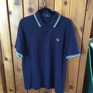 Fred Perry M12 made in England polo size 44 (L) navy